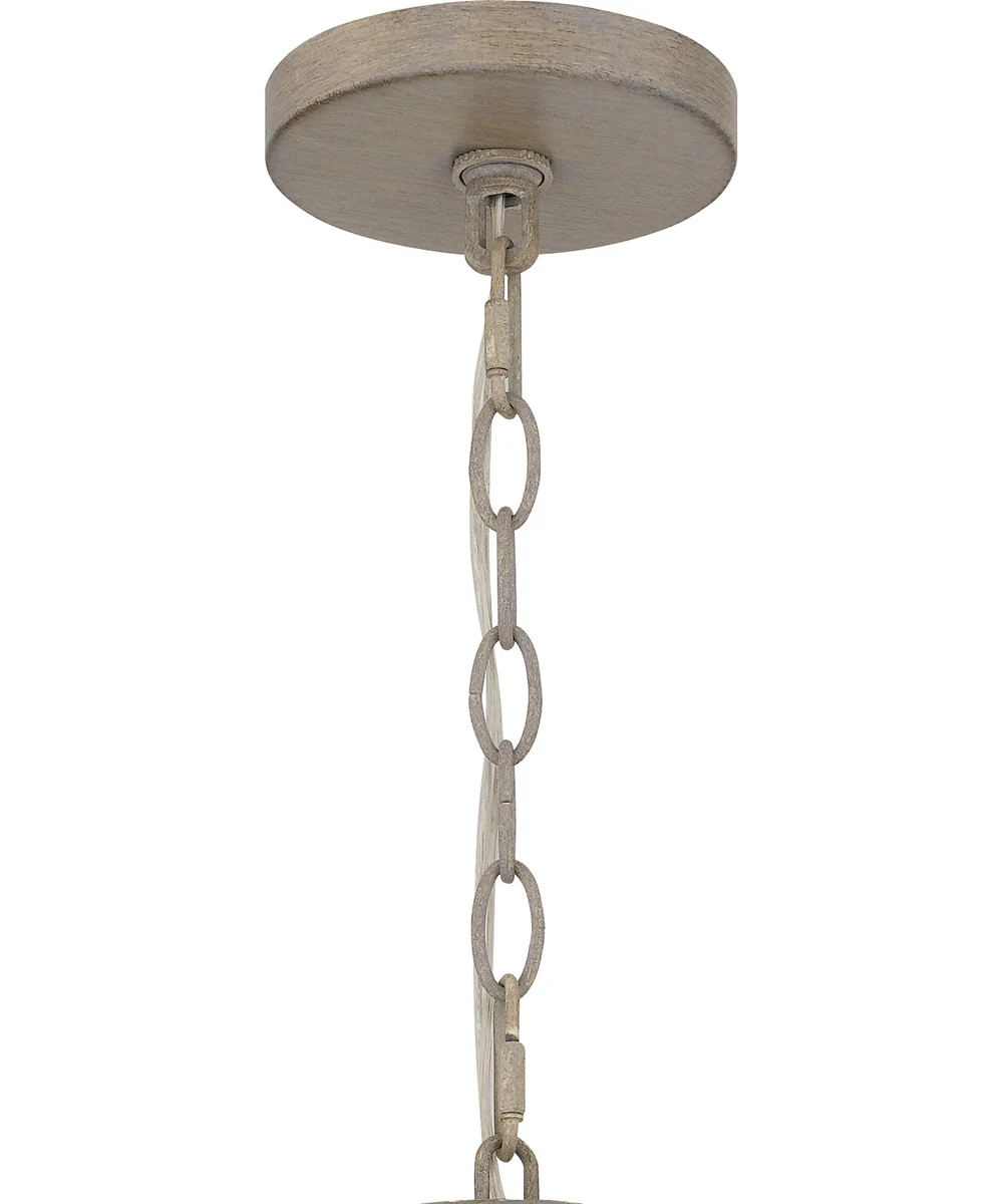 Hallie 4-light Pendant Distressed Grey Wood - Image 6