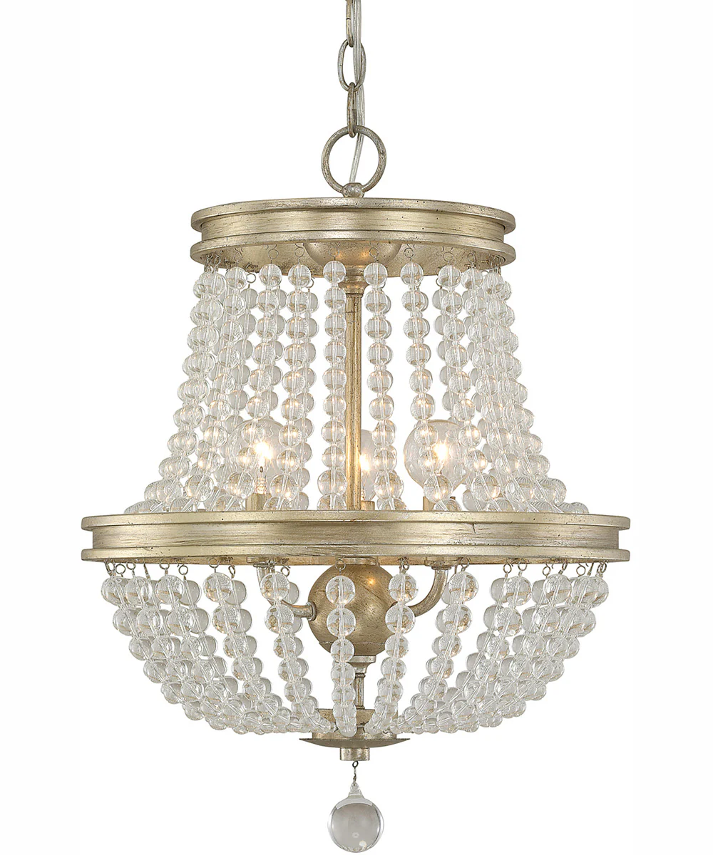 Handley 3-Light Chandelier Iron and Gold - Image 2