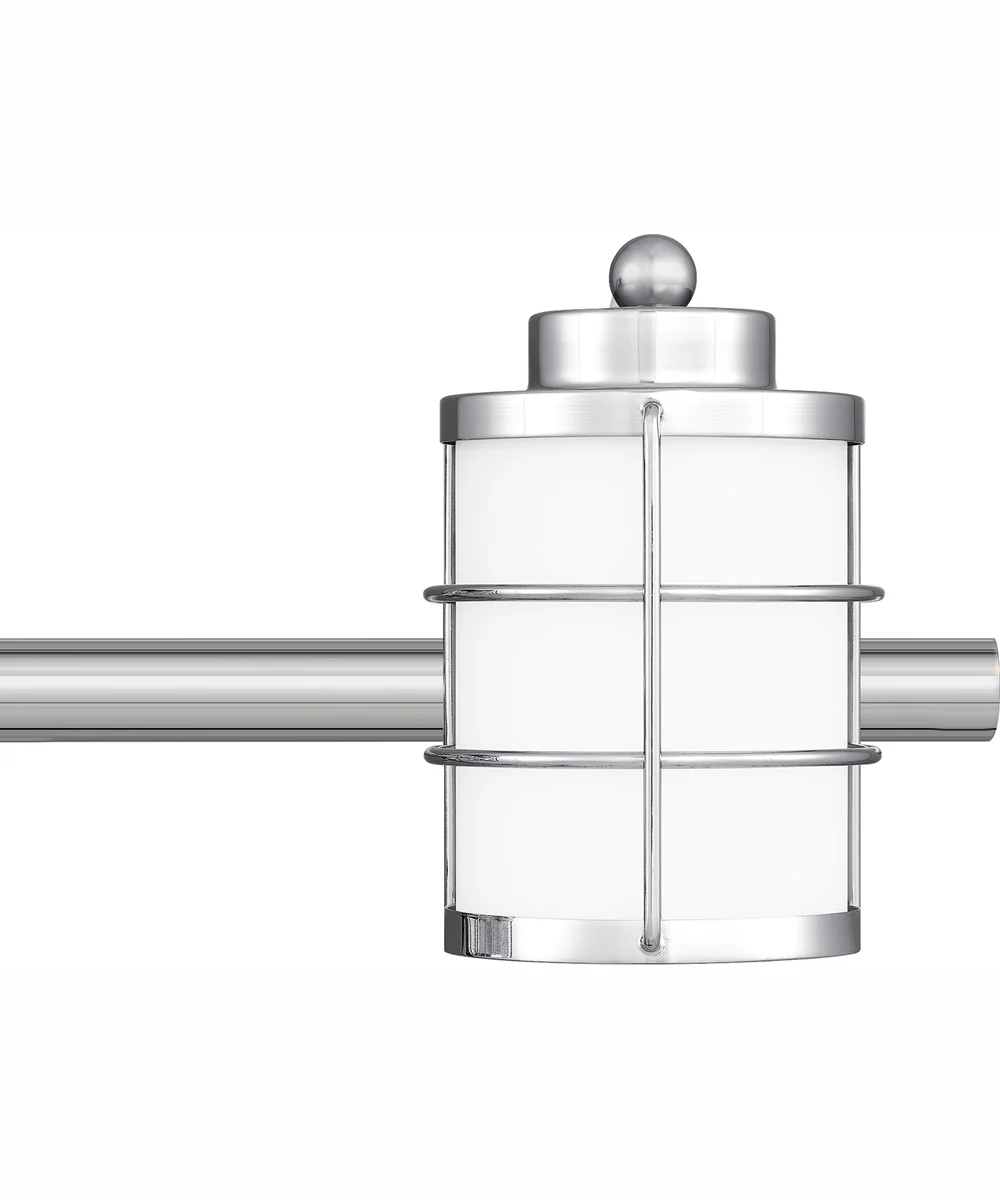 Hazlett Extra Large 4-light Bath Light Polished Chrome - Image 6