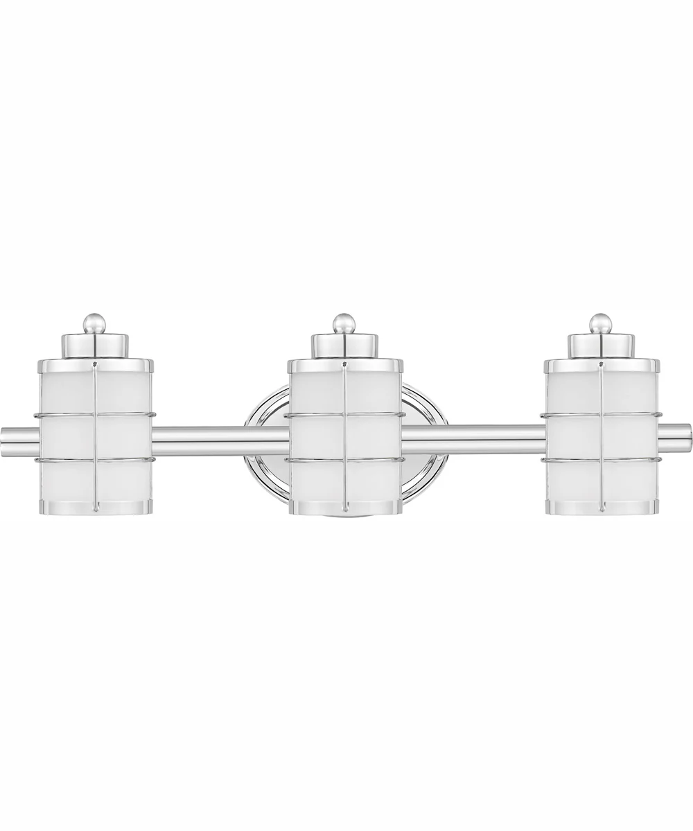 Hazlett Large 3-light Bath Light Polished Chrome - Image 3
