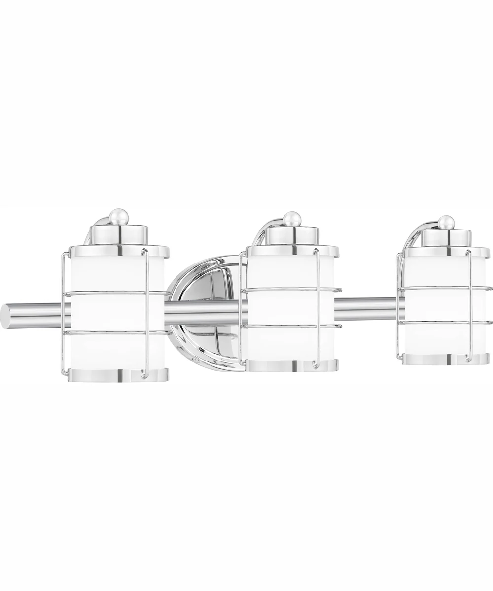 Hazlett Large 3-light Bath Light Polished Chrome - Image 4