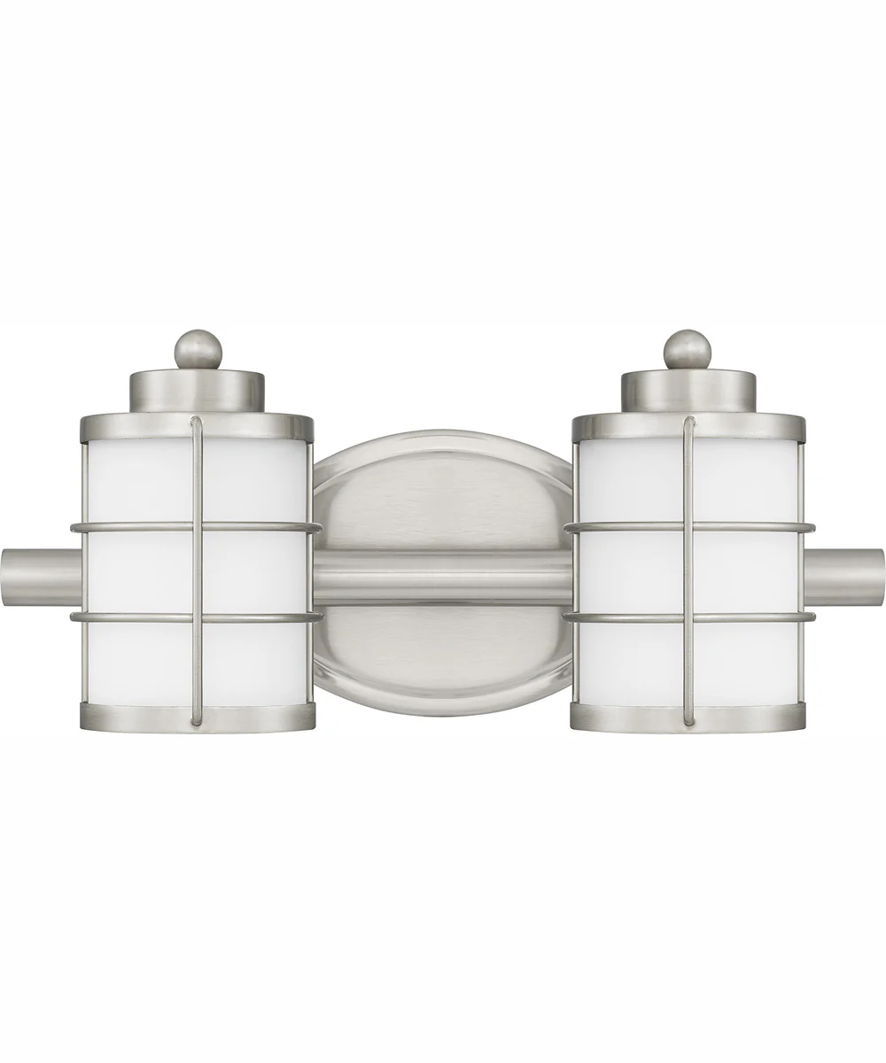 Hazlett Medium 2-light Bath Light Brushed Nickel - Image 3