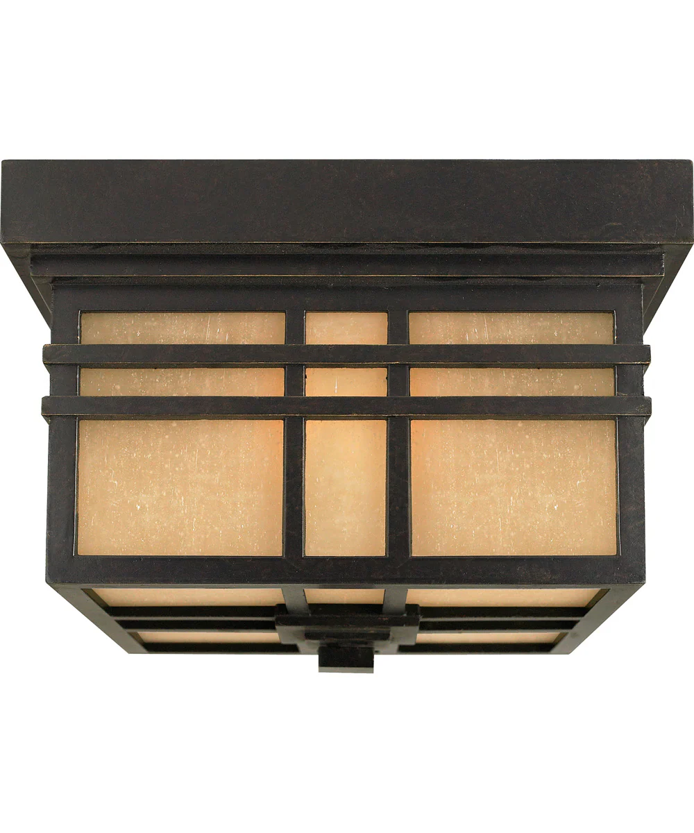 Hillcrest Medium 2-light Outdoor Ceiling Light Imperial Bronze - Image 2