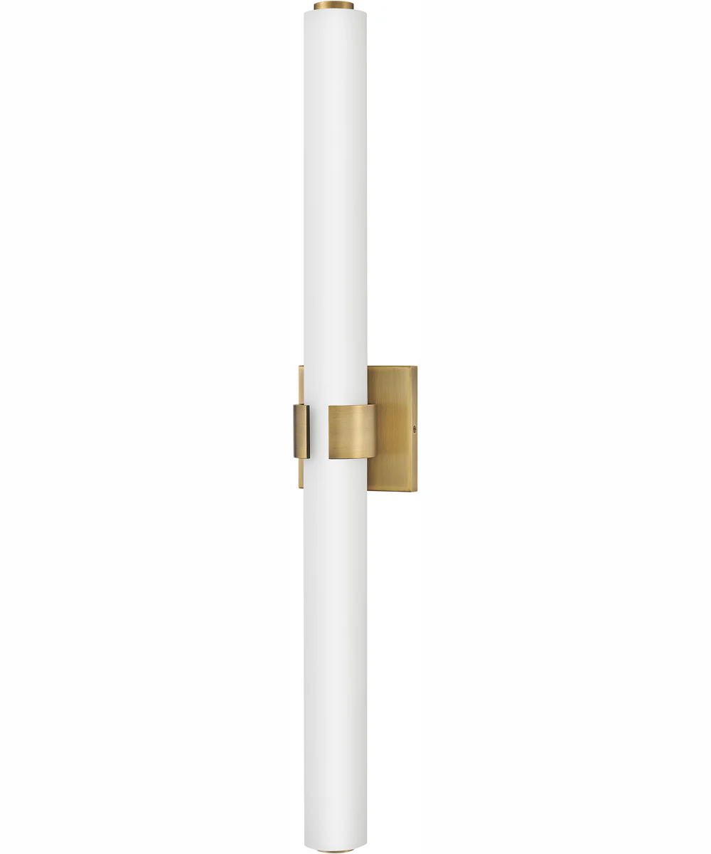 Aiden LED-Light Large LED Vanity in Lacquered Brass - Image 4