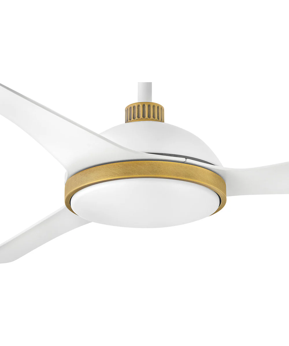 Alba 56" LED Smart Fan Matte White - Image 4