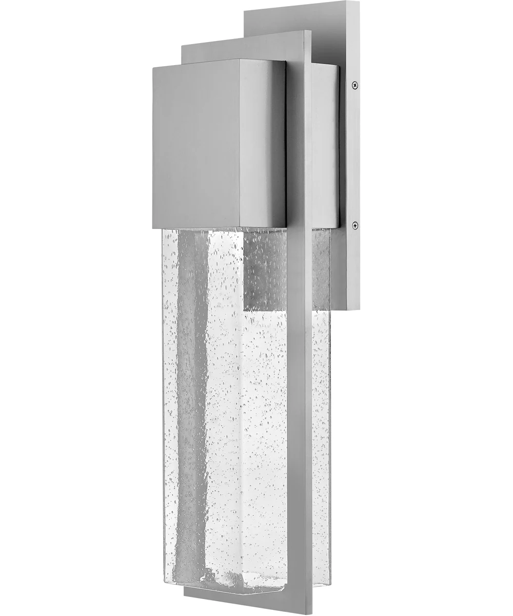Alex 1-Light Large Wall Mount Lantern in Antique Brushed Aluminum - Image 2
