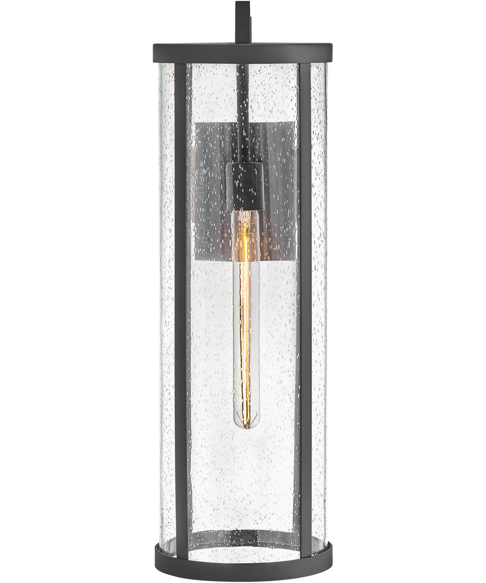 Alfie 1-Light Large Wall Mount Lantern in Black - Image 6