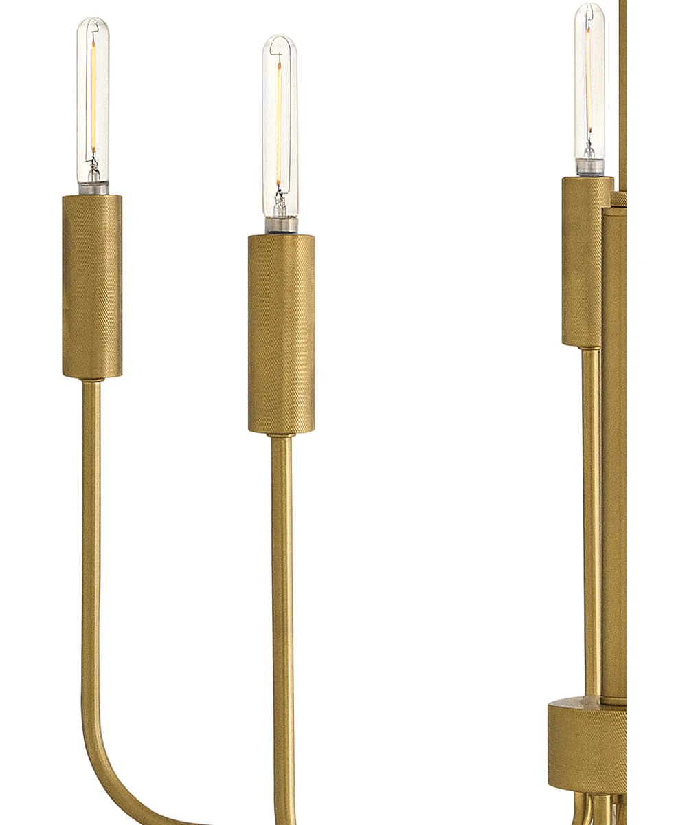 Austen 5-Light Medium Single Tier in Lacquered Brass - Image 6