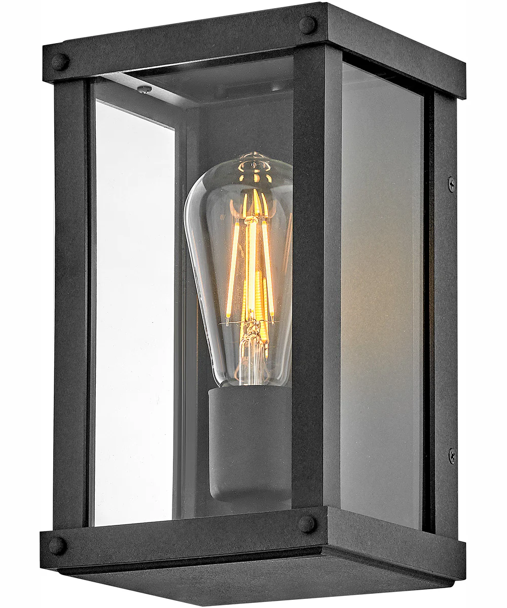 Beckham 1-Light Extra Small Wall Mount Lantern in Aged Zinc - Image 2