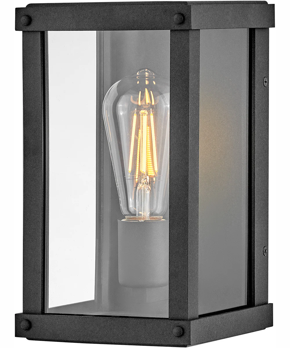 Beckham 1-Light Extra Small Wall Mount Lantern in Aged Zinc - Image 4