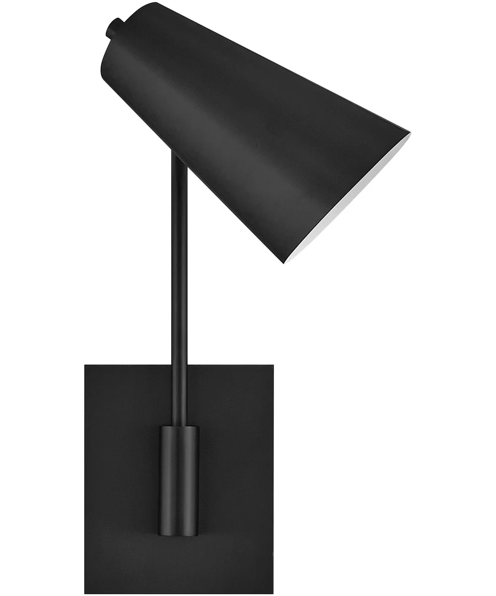 Bray 1-Light Medium Swing Arm Single Light Sconce in Black - Image 6