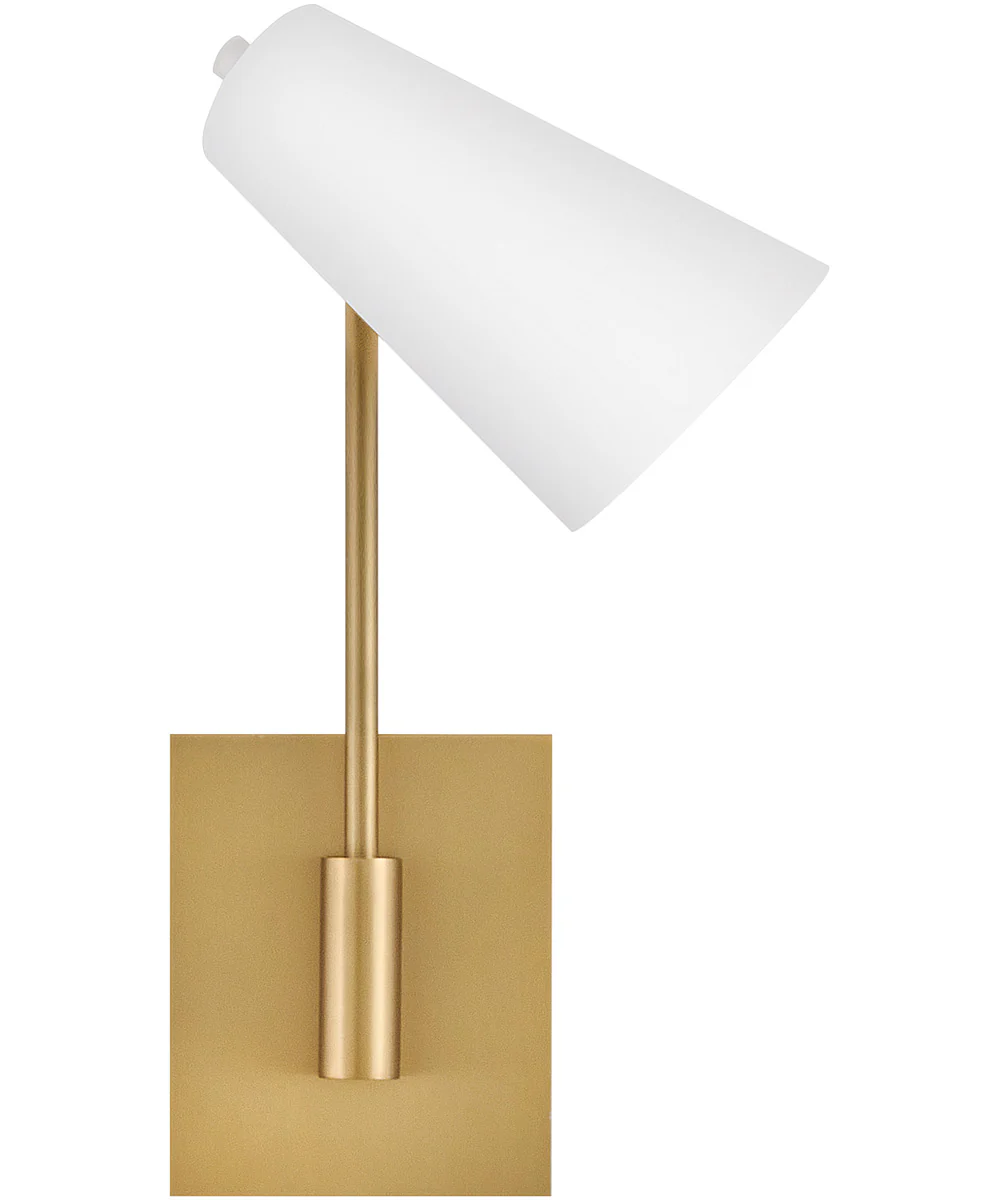 Bray 1-Light Medium Swing Arm Single Light Sconce in Lacquered Brass - Image 7