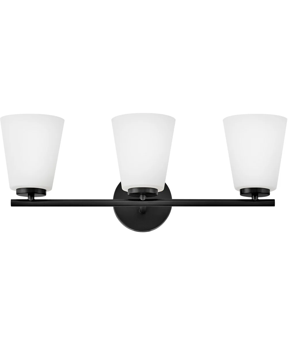 Bri 3-Light Medium Three Light Vanity in Black - Image 3