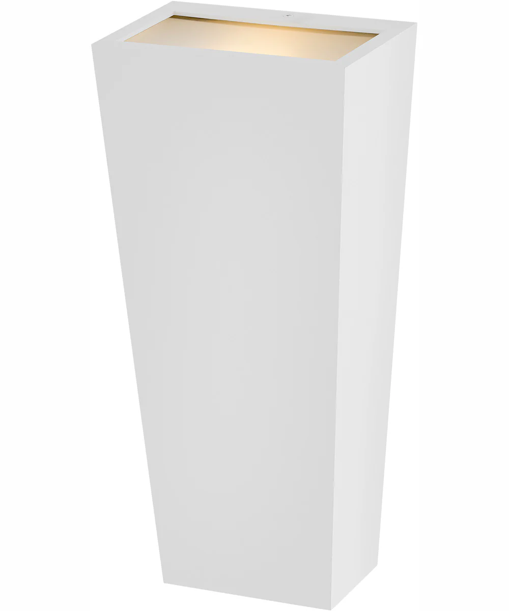Cruz Coastal Elements  2-Light Large Wall Mount Lantern in Textured White - Image 4