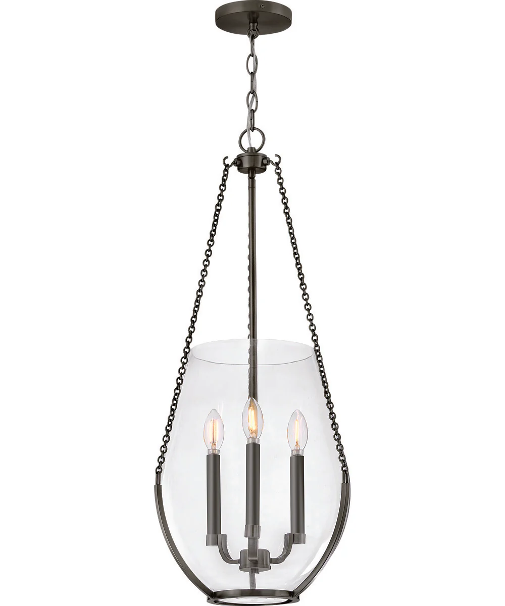 Farrin 3-Light Medium Pendant in Gunmetal - Image 4