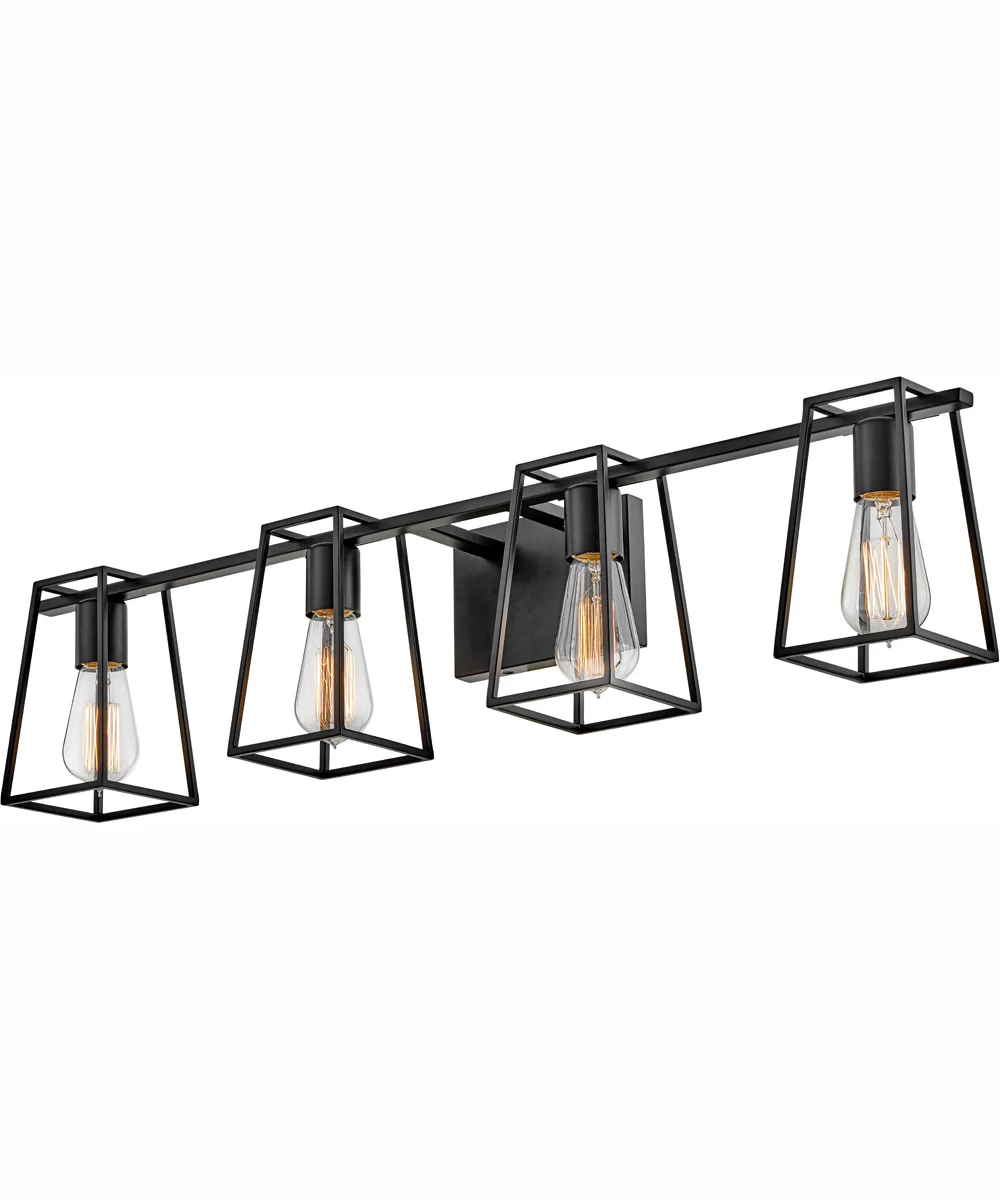 Filmore 4-Light Four Light Vanity in Black - Image 4