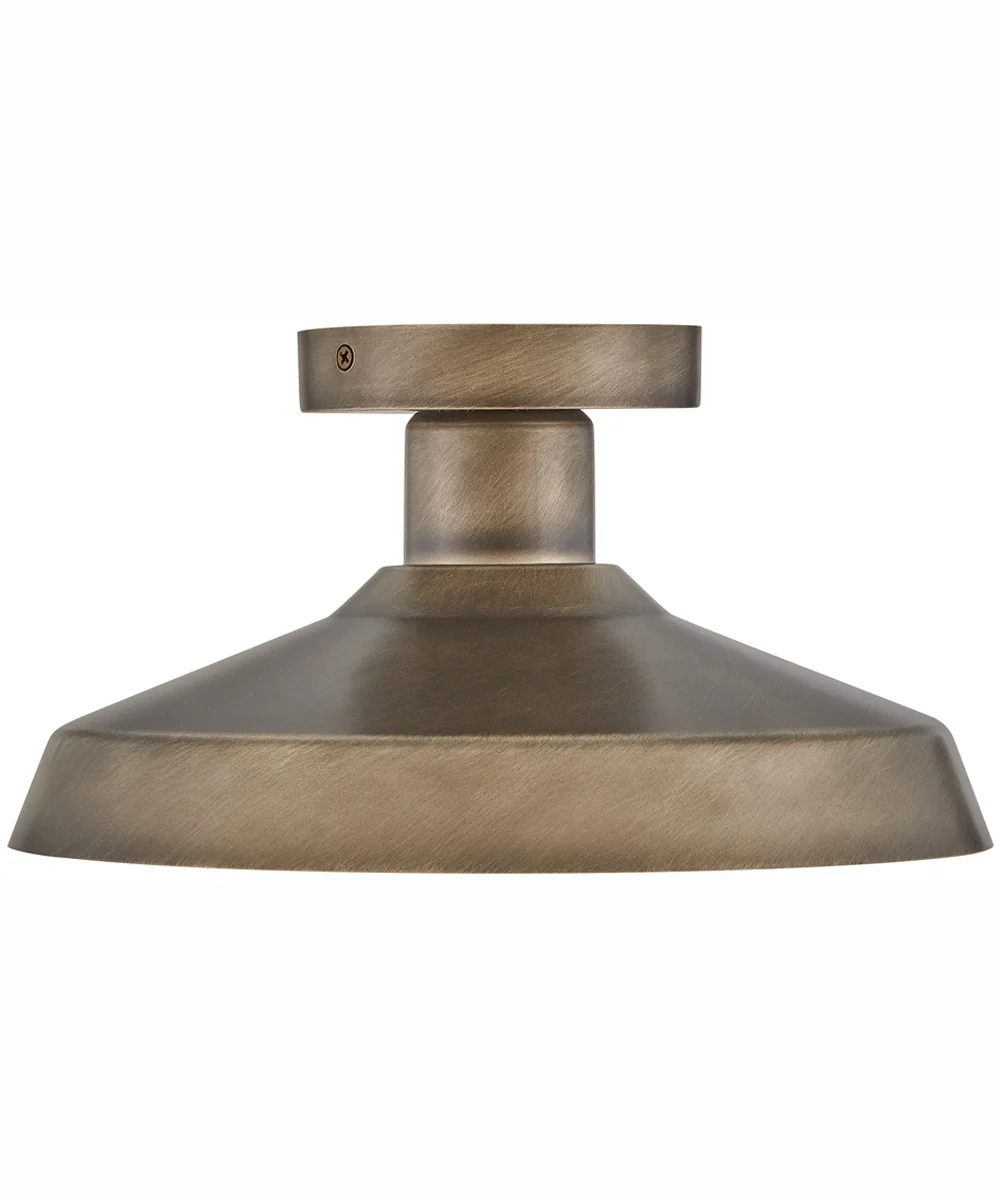 Forge Coastal Elements 1-Light Medium Flush Mount in Burnished Bronze - Image 4