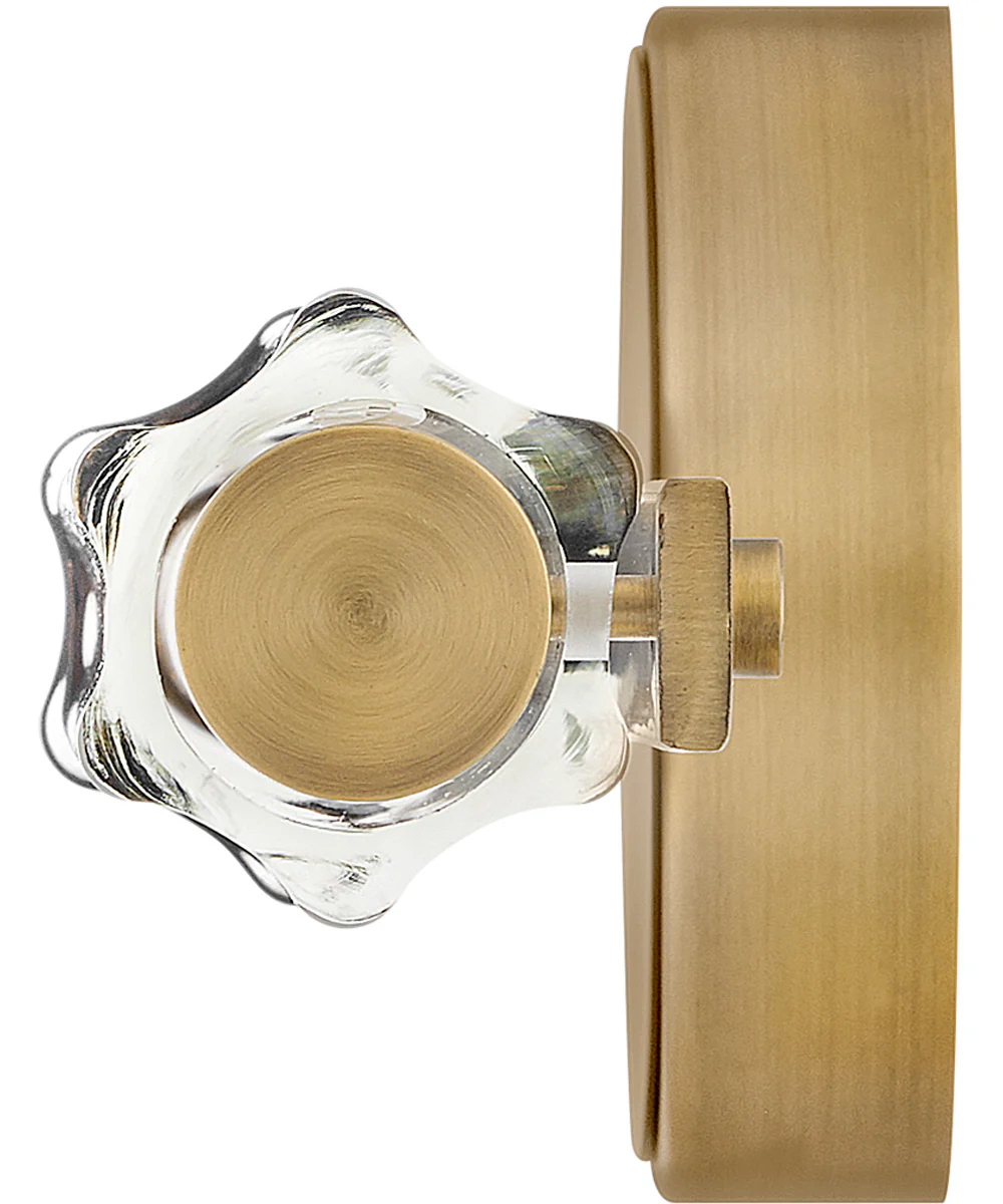 Georgette LED-Light Medium LED Vanity in Lacquered Brass - Image 5