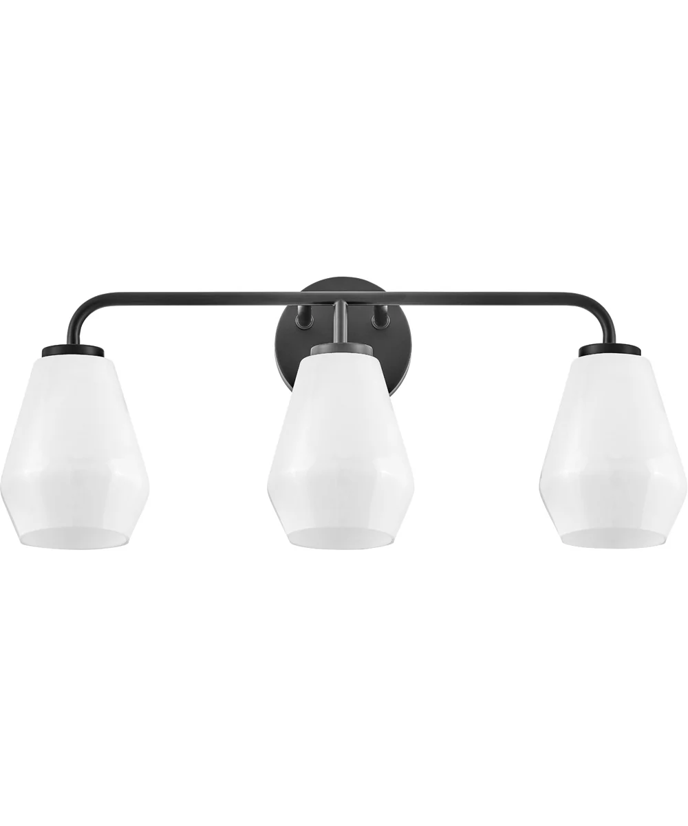 Gio 3-Light Medium Three Light Vanity in Black - Image 4