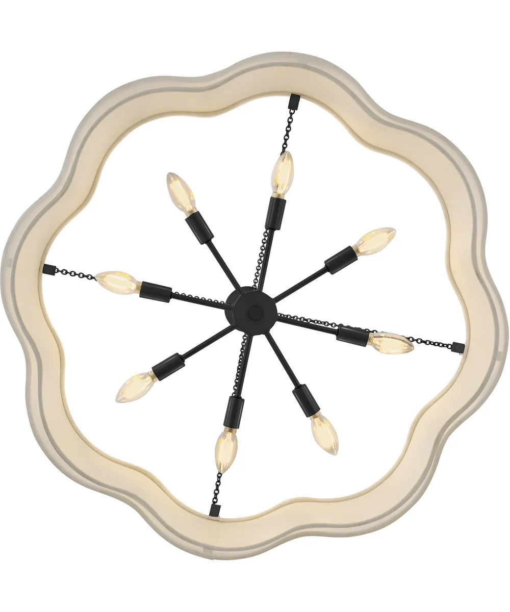 Gwen 8-Light Medium Drum Chandelier in Black - Image 4