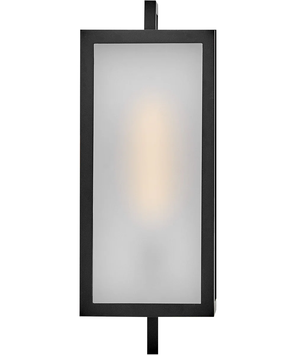 Halden 1-Light Small Wall Mount Lantern in Black - Image 3