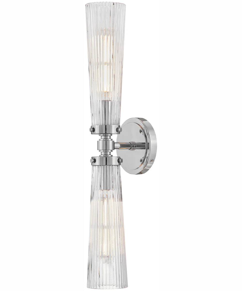 Jude 2-Light Two Light Vanity in Polished Nickel - Image 6