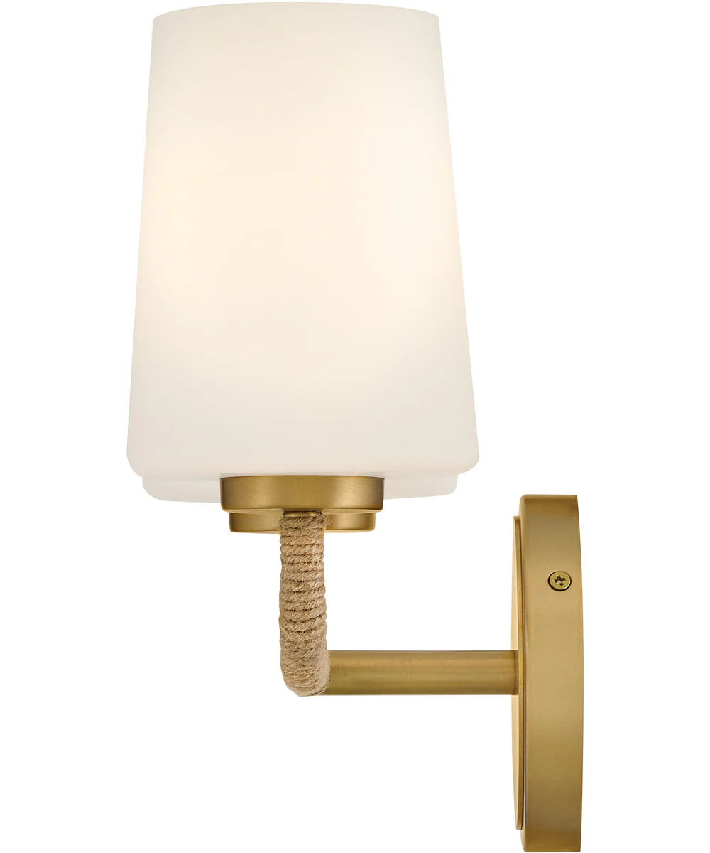 Kline 2-Light Small Two Light Vanity in Lacquered Brass - Image 5