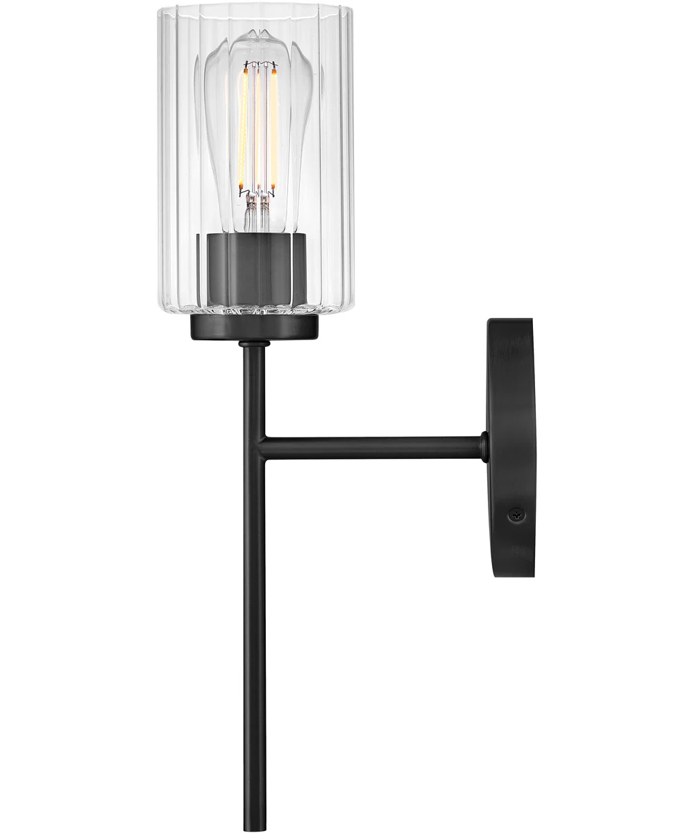 Leta 1-Light Medium Single Light Sconce in Black - Image 4