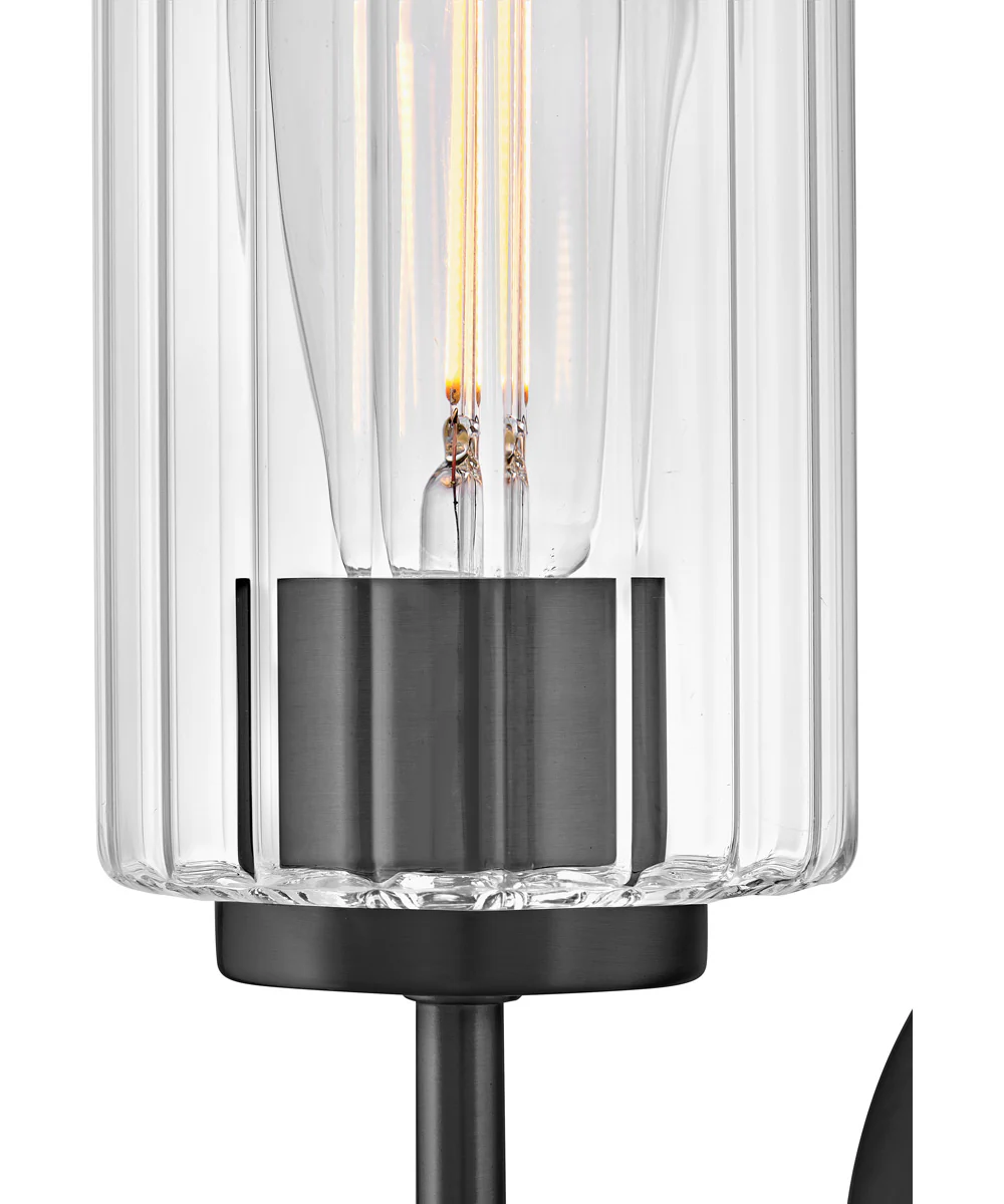 Leta 1-Light Medium Single Light Sconce in Black - Image 5