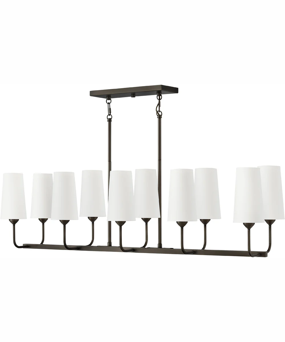 Lewis 10-Light Ten Light Linear in Black Oxide - Image 2