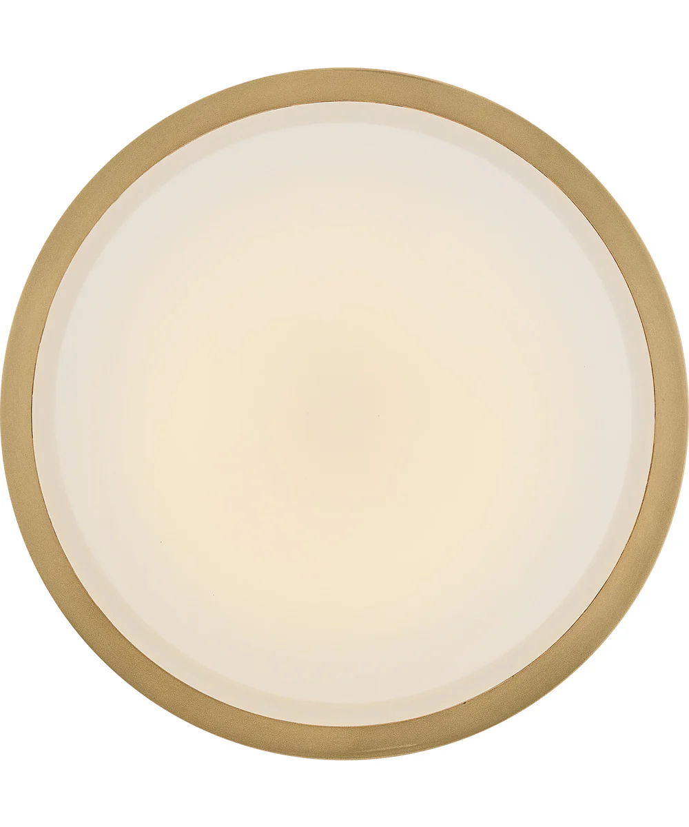 Lyla 1-Light Medium Semi-Flush Mount in Lacquered Brass - Image 5
