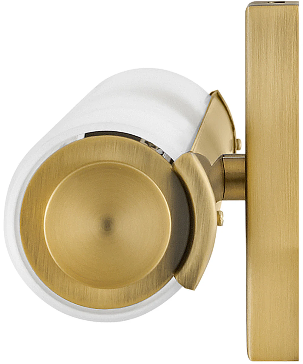Marti LED-Light Large LED Vanity in Lacquered Brass - Image 7