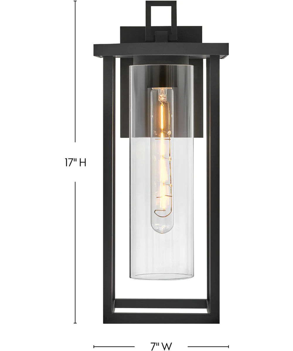 Mateo 1-Light Medium Wall Mount in Black - Image 2