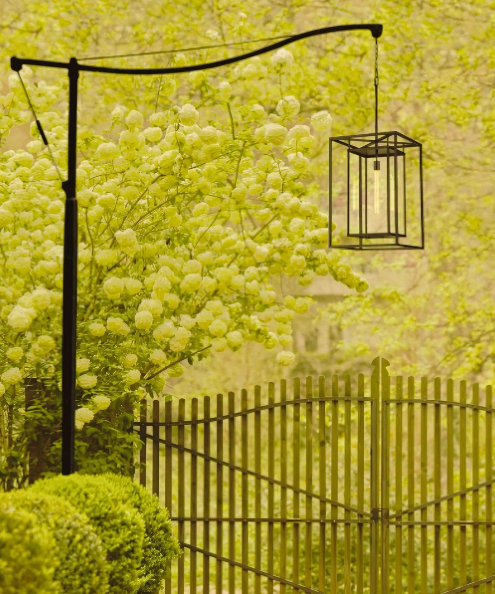 Max 1-Light Extra Large Hanging Lantern 12v in Burnished Bronze - Image 5