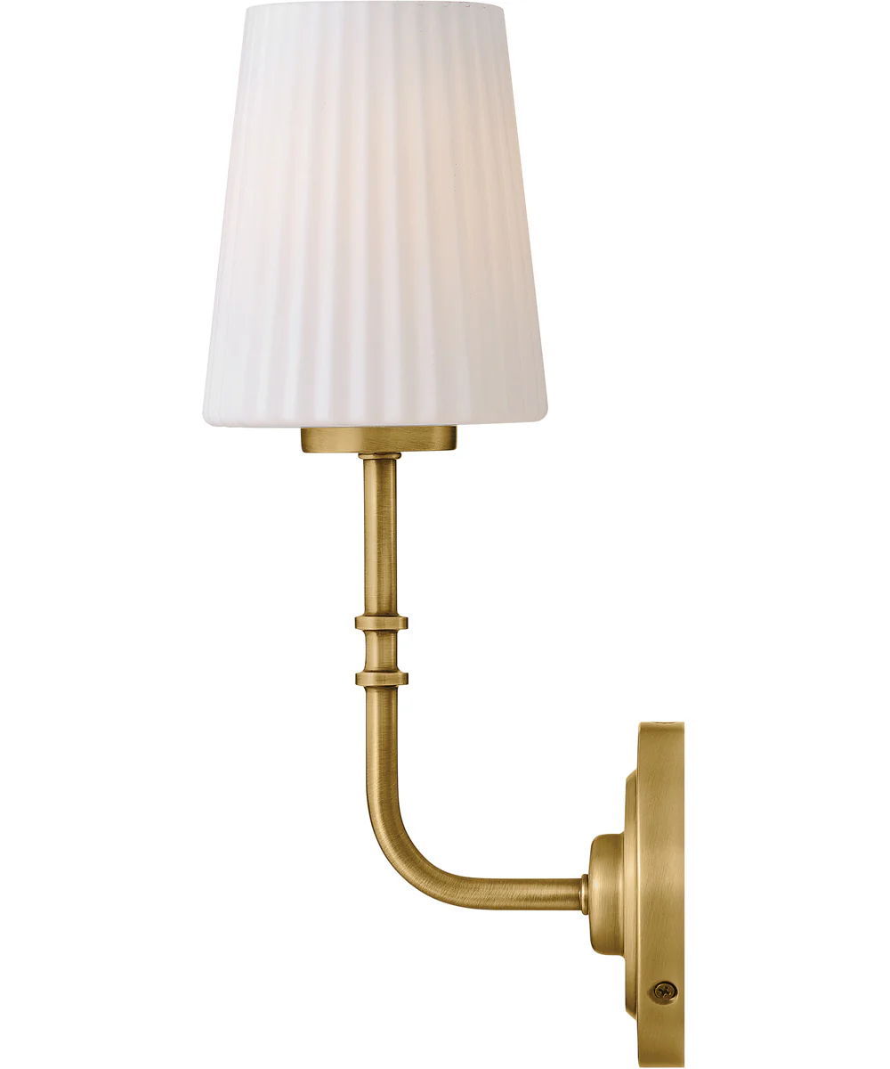 McKenna 1-Light Medium Single Light Sconce in Lacquered Brass - Image 5