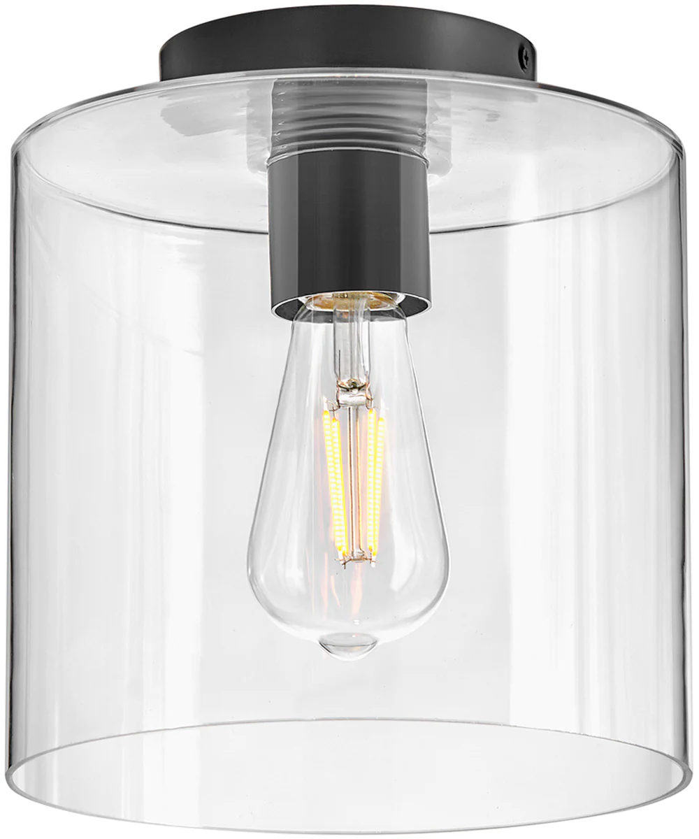 Pippa 1-Light Extra Small Flush Mount in Black - Image 3