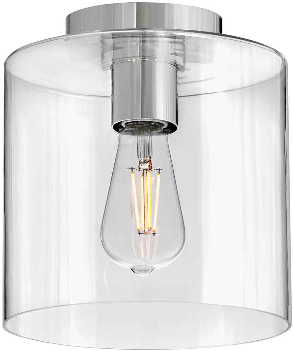 Pippa 1-Light Extra Small Flush Mount in Polished Nickel - Image 3