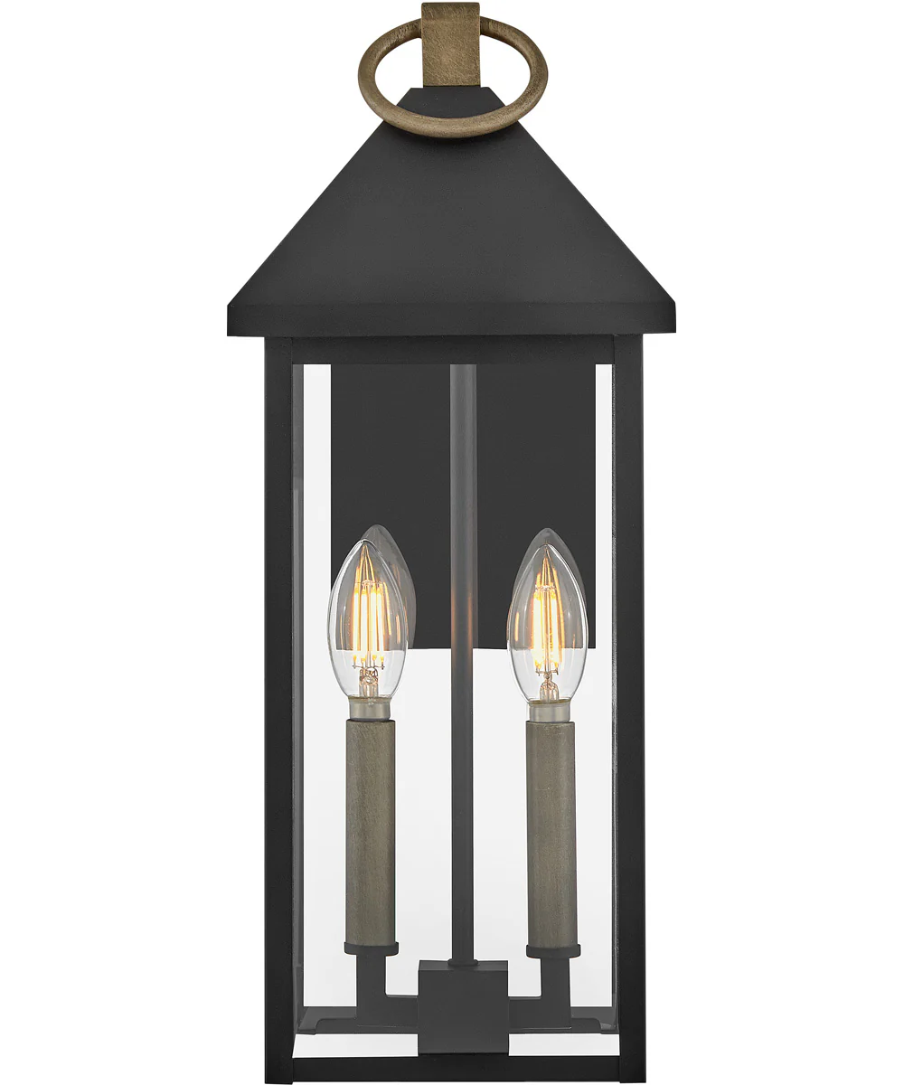 Rhett 2-Light Medium Wall Mount in Black - Image 5