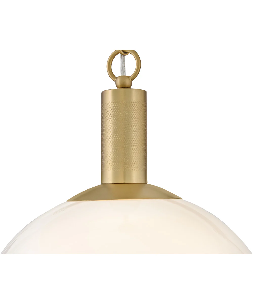 Rivi 1-Light Medium Pendant in Lacquered Brass - Image 5
