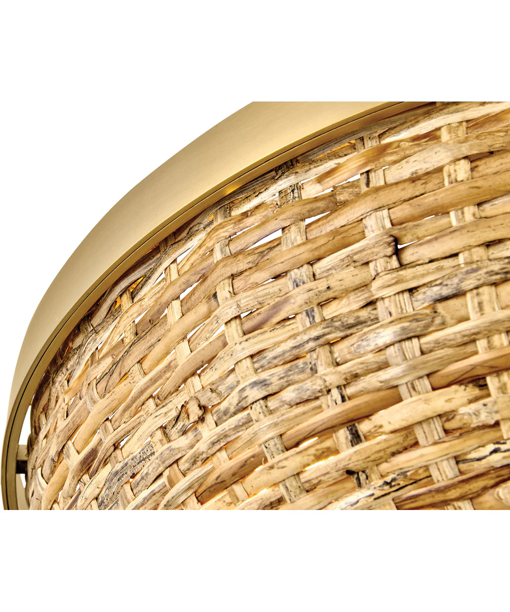 Sanibel 4-Light Medium Convertible Semi-Flush Mount in Lacquered Brass - Image 10
