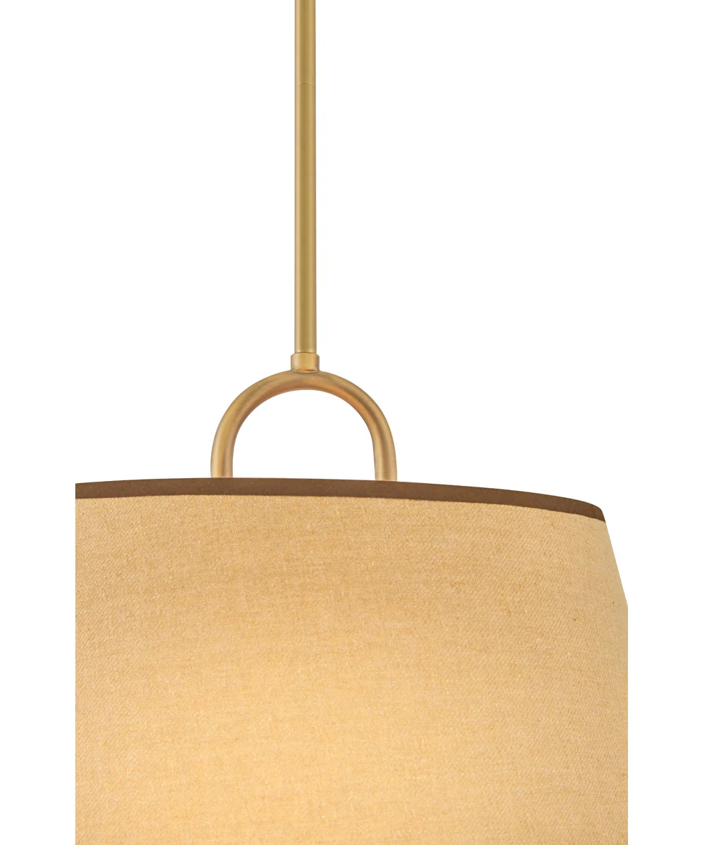 Sonia 3-Light Large Pendant in Lacquered Brass - Image 5