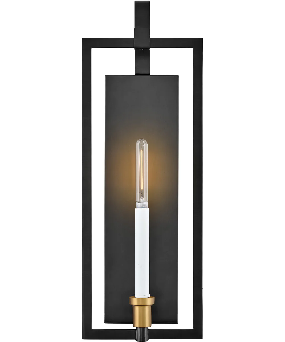 Stassi 1-Light Medium Single Light Sconce in Black - Image 2