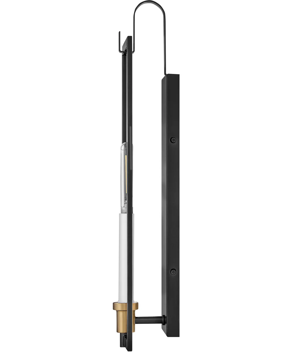 Stassi 1-Light Medium Single Light Sconce in Black - Image 4