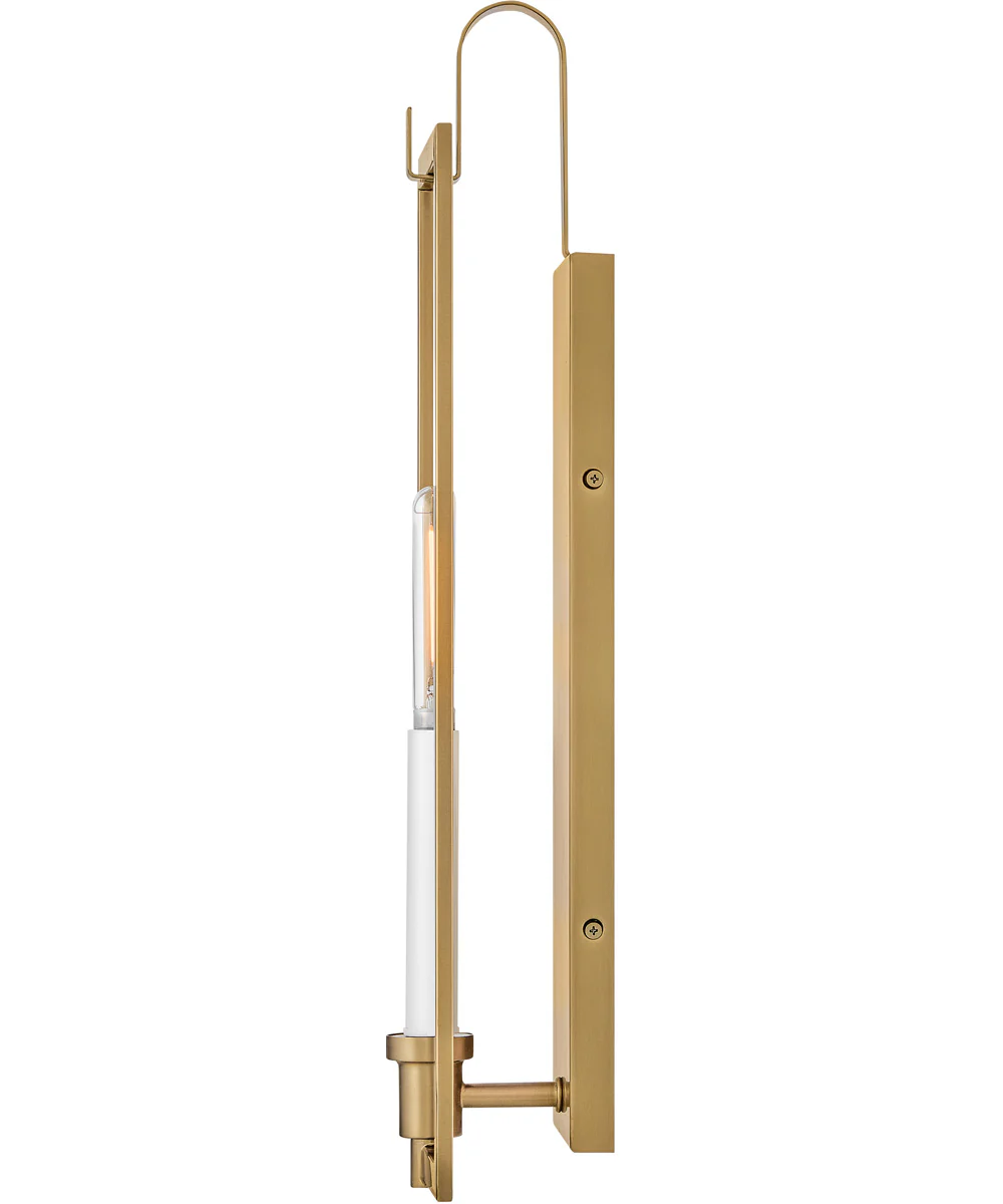Stassi 1-Light Medium Single Light Sconce in Lacquered Brass - Image 4