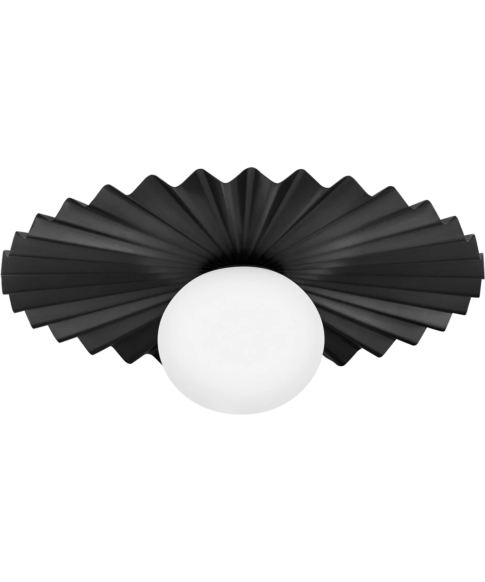 Stevie 1-Light Medium Flush Mount in Black - Image 8