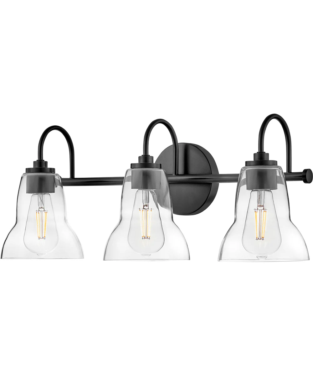 Vera 3-Light Medium Three Light Vanity in Black - Image 6