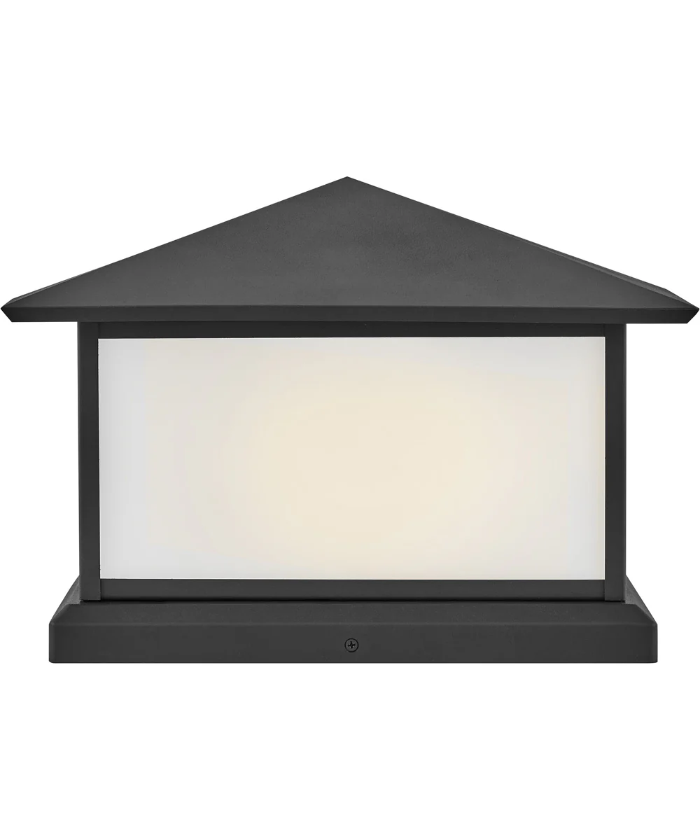 Walter 2-Light Large Pier Mount Lantern in Textured Black - Image 4
