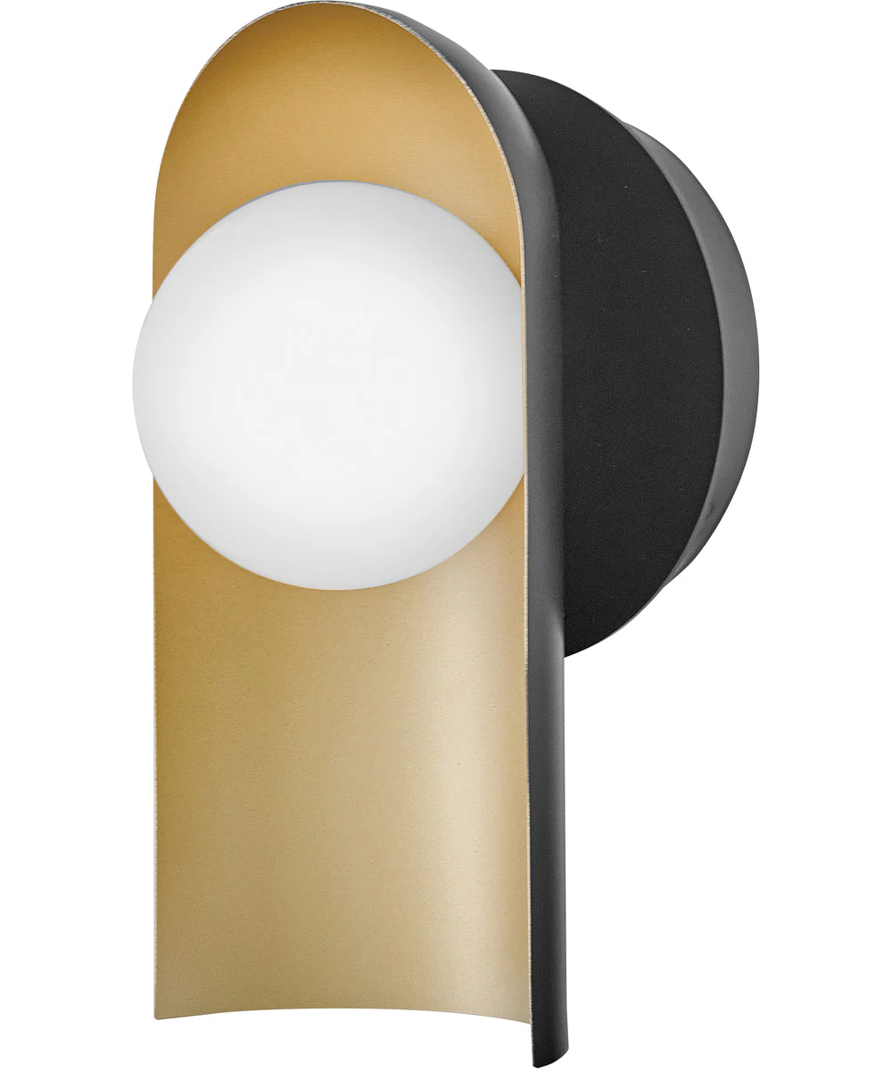 Zuri 1-Light Medium Single Light Sconce in Black - Image 4