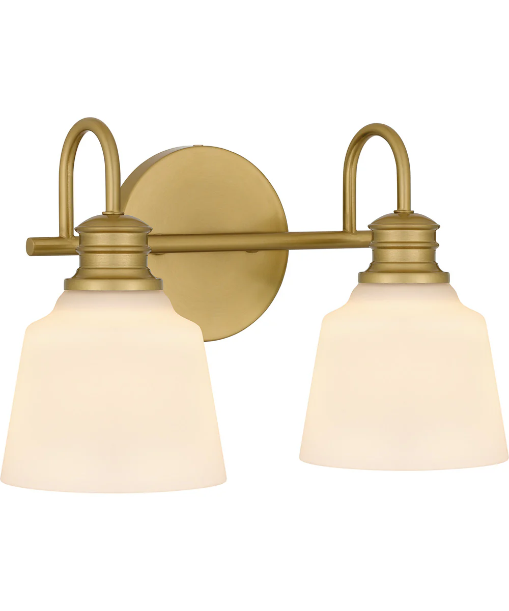 Hinton Medium 2-light Bath Light Aged Brass - Image 3
