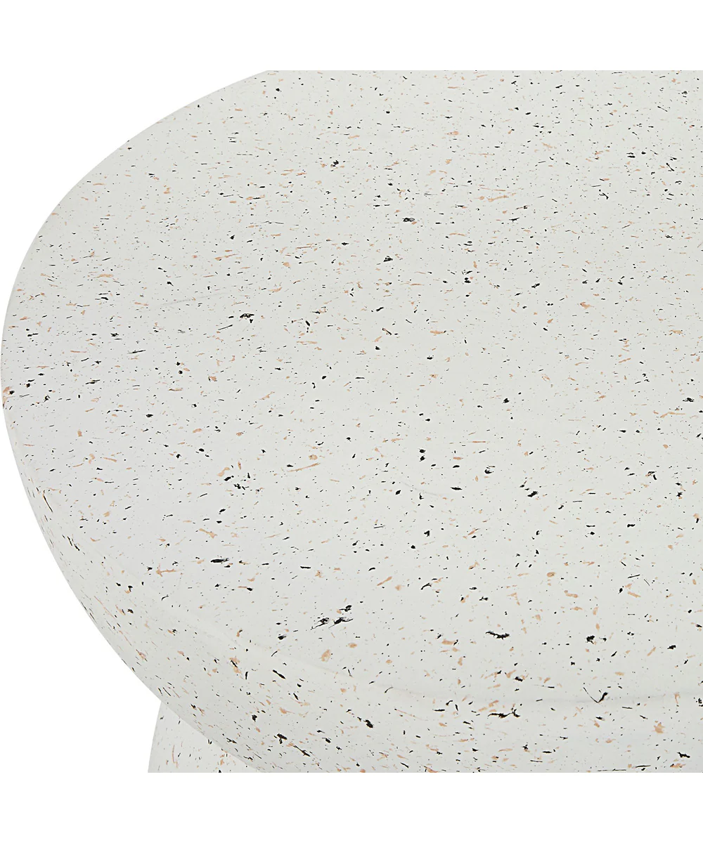 Inhale Cast White Accent Table - Image 3